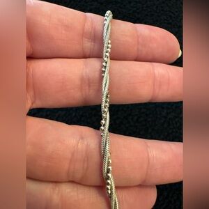 Italian Silver Ankle Bracelet